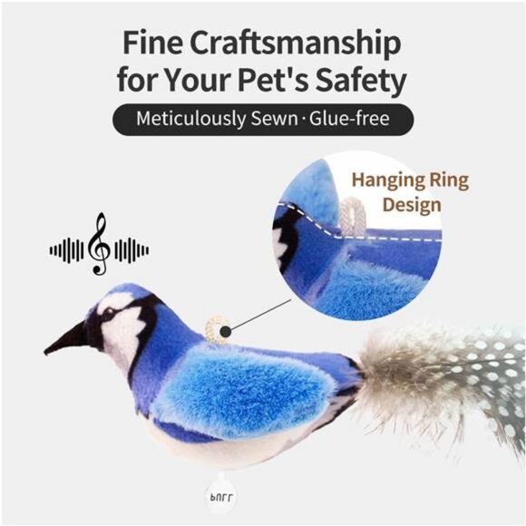 Catnip Cat Toys Boredom Relieve Teeth and Kicking Feather Cat Toys Interactive - Picture 5 of 8